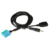 Maxbell AUX USB Adapter Cable Convertor Connector for Lancia Notebook Car Stereo
