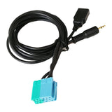 Maxbell AUX USB Adapter Cable Convertor Connector for Lancia Notebook Car Stereo