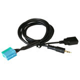 Maxbell AUX USB Adapter Cable Convertor Connector for Lancia Notebook Car Stereo