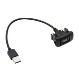 Maxbell Car Dashboard Flush USB 2.0 Port Panel Male to Female Durable