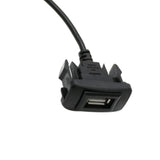 Maxbell Car Dashboard Flush USB 2.0 Port Panel Male to Female Durable