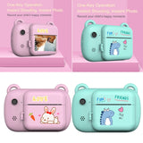 Maxbell Children Digital Instant Print Camera Durable for Birthday Gift Student Pink