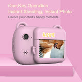 Maxbell Children Digital Instant Print Camera Durable for Birthday Gift Student Pink