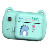 Maxbell Children Digital Instant Print Camera Durable for Birthday Gift Student Blue