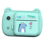 Maxbell Children Digital Instant Print Camera Durable for Birthday Gift Student Blue