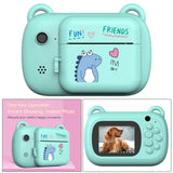 Maxbell Children Digital Instant Print Camera Durable for Birthday Gift Student Blue