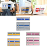 Maxbell Laptop Back Storage Bag High Elasticity Multifunction for Back Cover Board Gray