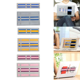 Maxbell Laptop Back Storage Bag High Elasticity Multifunction for Back Cover Board Gray