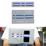 Maxbell Laptop Back Storage Bag High Elasticity Multifunction for Back Cover Board Gray