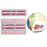 Maxbell Laptop Back Storage Bag High Elasticity Multifunction for Back Cover Board Pink