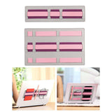 Maxbell Laptop Back Storage Bag High Elasticity Multifunction for Back Cover Board Pink