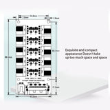 Maxbell PWM hub 4 Pin 3Pin Power Cable Extended for Computer Cooler Fans