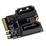 Maxbell M2 to SATA 3.0 Expansion Card WiFi PCIe 3.0 A+E for PC Computers