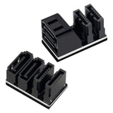 Maxbell SATA Adapter Converter Angle 7Pin Male to Female for Motherboard Mainboard 90 degree