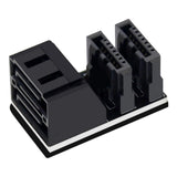 Maxbell SATA Adapter Converter Angle 7Pin Male to Female for Motherboard Mainboard 90 degree