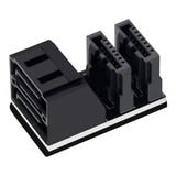 Maxbell SATA Adapter Converter Angle 7Pin Male to Female for Motherboard Mainboard 90 degree