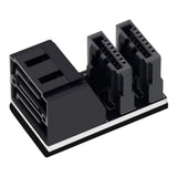 Maxbell SATA Adapter Converter Angle 7Pin Male to Female for Motherboard Mainboard 90 degree