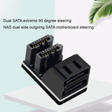 Maxbell SATA Adapter Converter Angle 7Pin Male to Female for Motherboard Mainboard 90 degree