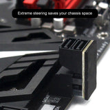 Maxbell SATA Adapter Converter Angle 7Pin Male to Female for Motherboard Mainboard 90 degree
