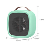 Maxbell Multipurpose Mini Heater Gifts Electric for Living Room Dormitory Camping Green