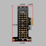Maxbell M.2 SSD to PCIe x1 Adapter High Speed Expansion Card PCIe4.0 half  height