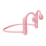 Maxbell Waterproof Air Conduction Headphones 8H playing time for Cycling Gym Working Pink
