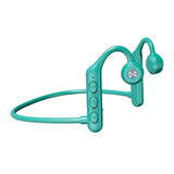 Maxbell Waterproof Air Conduction Headphones 8H playing time for Cycling Gym Working Green