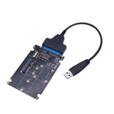Maxbell mSATA to SATA Adapter Pci-E SSD SATA3.1 Standard Converter m.2