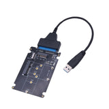 Maxbell mSATA to SATA Adapter Pci-E SSD SATA3.1 Standard Converter m.2
