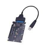 Maxbell mSATA to SATA Adapter Pci-E SSD SATA3.1 Standard Converter m.2