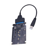 Maxbell mSATA to SATA Adapter Pci-E SSD SATA3.1 Standard Converter m.2