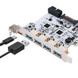 Maxbell PCIe to USB 3.2 Card pci Converter Card 19Pin Pci-E