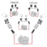 Maxbell Diving Lights Butterfly Clip Diving Light Bracket Connector for GoPro