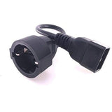 Maxbell i IEC320-C20 EU 4.8mm Power Supply Adapter Cable 0.3M Extension Universal