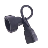Maxbell i IEC320-C20 EU 4.8mm Power Supply Adapter Cable 0.3M Extension Universal