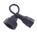 Maxbell i IEC320-C20 EU 4.8mm Power Supply Adapter Cable 0.3M Extension Universal