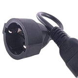 Maxbell i IEC320-C20 EU 4.8mm Power Supply Adapter Cable 0.3M Extension Universal