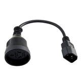 Maxbell IEC320-C14 to Saa Power Cable Cord Black Low Resistance Good Conductivity 0.1m