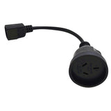 Maxbell IEC320-C14 to Saa Power Cable Cord Black Low Resistance Good Conductivity 0.1m