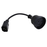 Maxbell IEC320-C14 to Saa Power Cable Cord Black Low Resistance Good Conductivity 0.1m