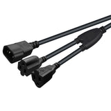 Maxbell 3 Prong Power Adapter Cord Heavy Duty 10A Universal Waterproof for Computer