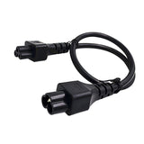 Maxbell 3Pin C6 to C5 PC Power Cord Cable 0.6M/2ft for Laptop Computer Scanner