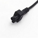 Maxbell 3Pin C6 to C5 PC Power Cord Cable 0.6M/2ft for Laptop Computer Scanner