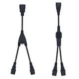 Maxbell Ups Server C14 to 2 C13 Y Splitter Adapter Cable Cord 10A 250V 2500W