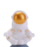 Maxbell Desktop Phone Holder Astronaut Figurine Tablet Holder Stand Spaceman Bracket Gold