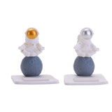 Maxbell Desktop Phone Holder Astronaut Figurine Tablet Holder Stand Spaceman Bracket Gold