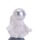 Maxbell Desktop Phone Holder Astronaut Figurine Tablet Holder Stand Spaceman Bracket Silver