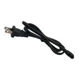Maxbell USA 2Pin Male to 90 Degree Right Angled IEC 320 C7 Power Cable 40inch ,Black