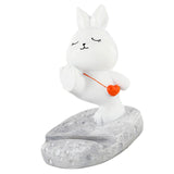 Maxbell Bunny Desktop Phone Holder Creative Bracket Cradle Figurine for Home Office Standing