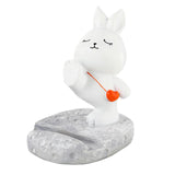 Maxbell Bunny Desktop Phone Holder Creative Bracket Cradle Figurine for Home Office Standing